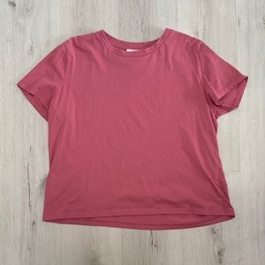 🎀 Forever 21 Pink Plus Size Basic Crew Neck Tee